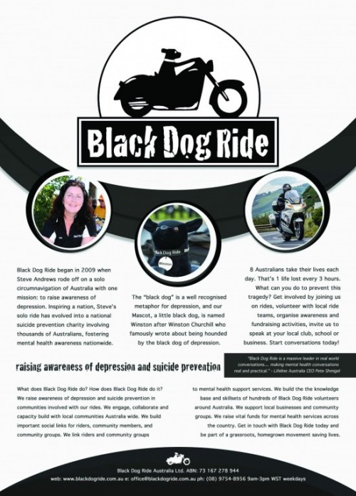 black dog ride info flyer 2018