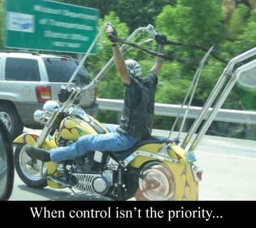1When control isn't priority