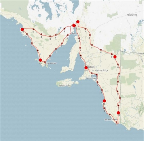 State Tour Map