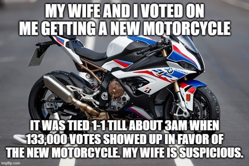 1New motorcycle