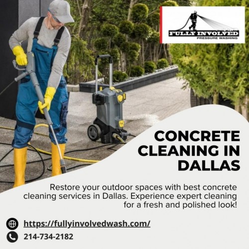 Lift the appeal of your property with Fully Involved Pressure Washing expert services in concrete cleaning Dallas. Our team of professionals is committed to provide the best results, using top equipments and techniques to effectively clean and refresh your concrete surfaces, creating a good impression for visitors and guests.
Reach Us: https://fullyinvolvedwash.com/