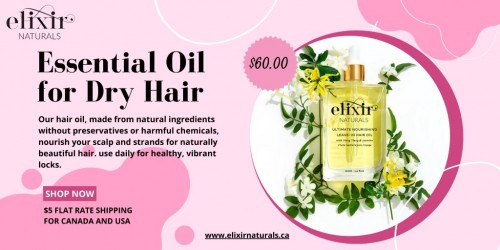 Restore your dry hair with essential oil for dry hair by Elixir Naturals. Say goodbye to dullness and hello to gorgeous, nourished hair today! Experience the wonder of our specially made oil that boosts your hair's beauty. With the best hair oil, getting amazing hair is so easy! Shop now: https://elixirnaturals.ca/products/ultimate-nourishing-leave-in-hair-oil-with-ylang-ylang-and-jasmine